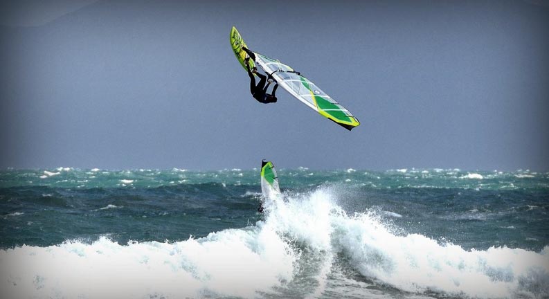 Windsurf i Kitesurf
